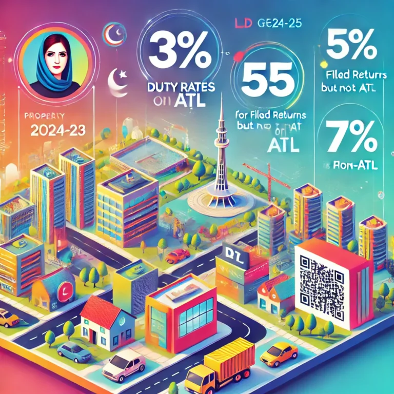 New Duty Rates on Property Transfers in Pakistan after Budget 2024-25