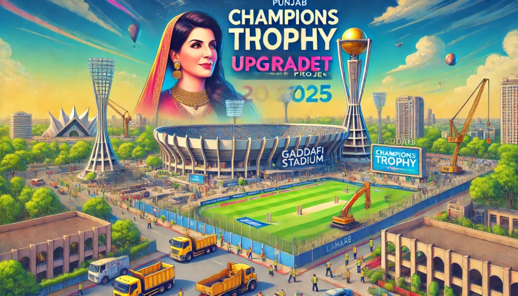 PCB Launches Gaddafi Stadium Upgrade Project for Champions Trophy 2025