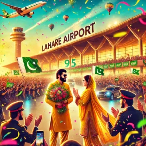 Arshad Nadeem Receives Hero's Welcome at Lahore Airport