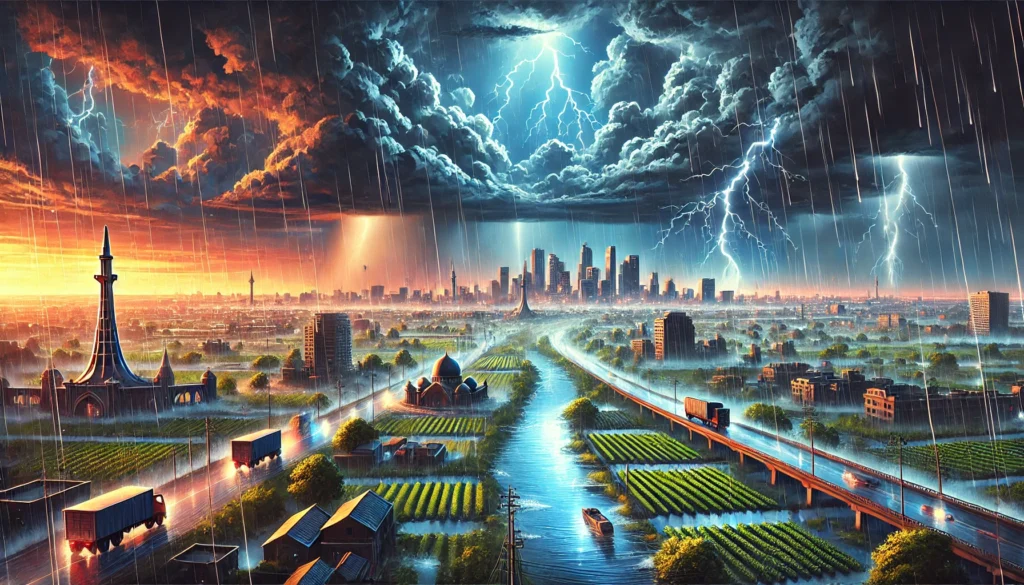 High Alert Issued for Rain and Thunderstorms in Lahore and South Punjab