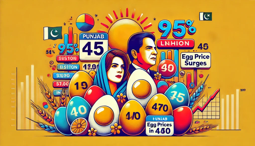 Egg Prices Surge in Lahore: A Sign of Rising Inflation
