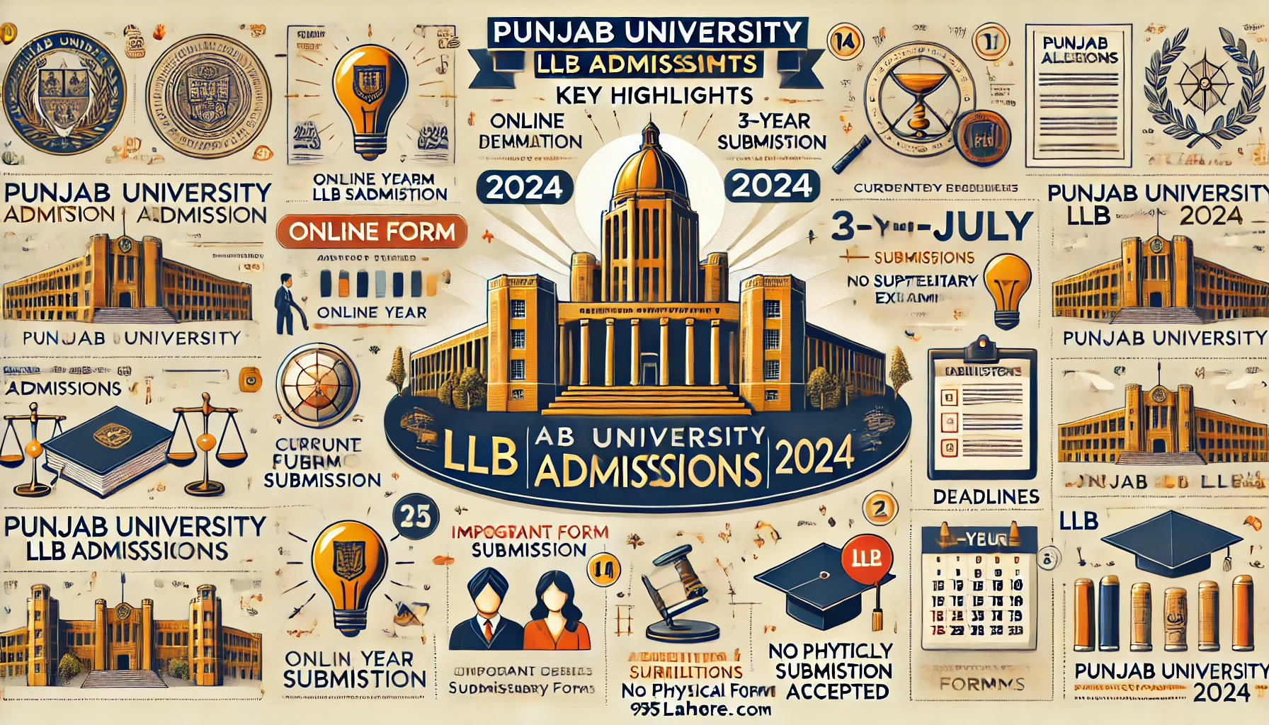 Punjab University Announces LLB Admission Schedule for 2024