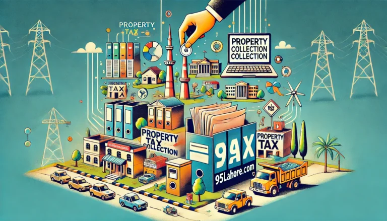 Punjab Property Tax Challenges and Solutions - 95Lahore.com Visual Representation