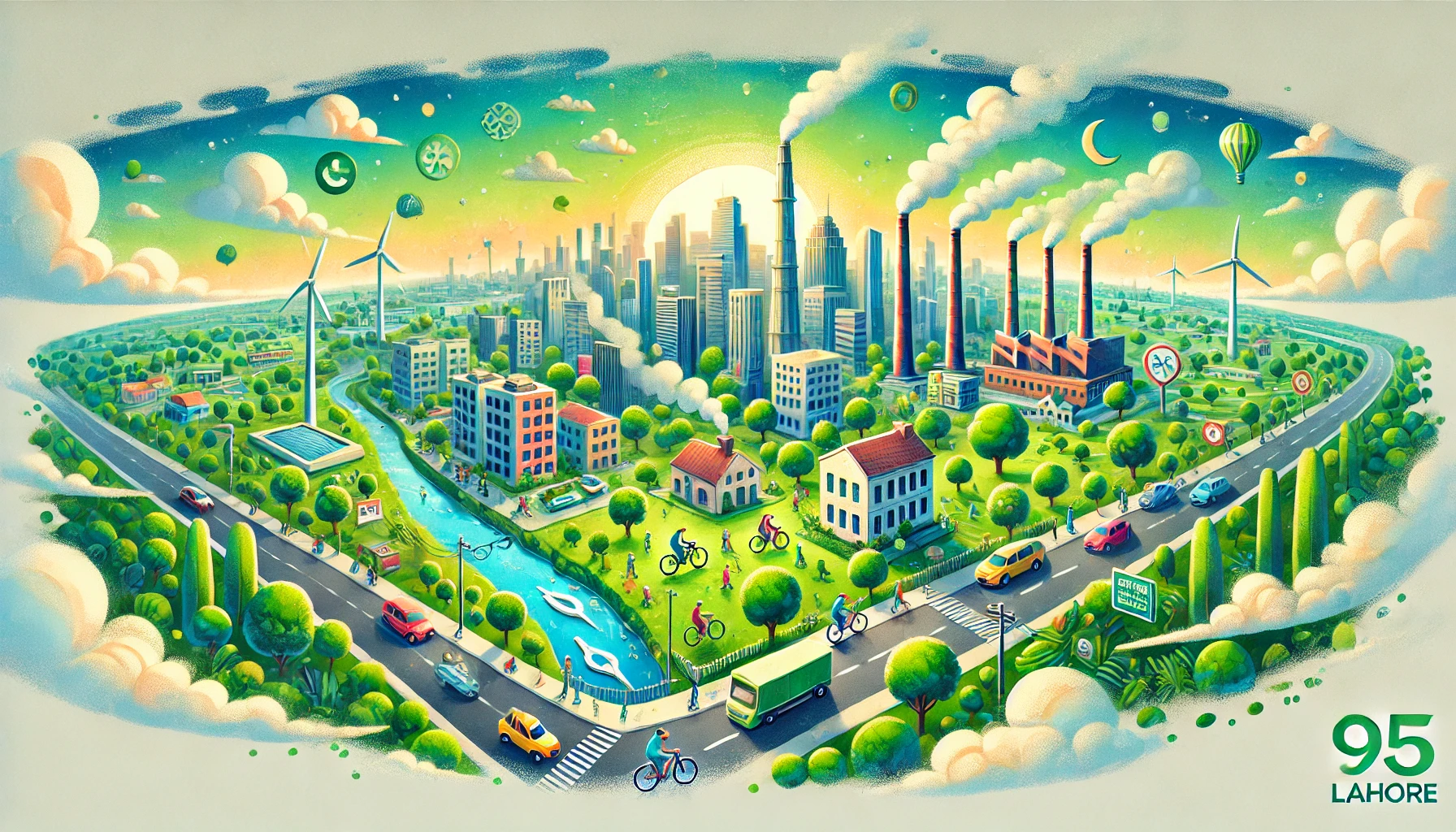 Green Lockdown in Lahore - A Vision of Sustainability and Cleaner Air by 95Lahore.com